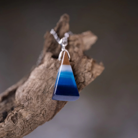 Collana Triangolo Mare Up, Legno di Noce