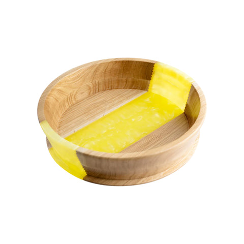 Centrotavola di frutta, in legno di quercia