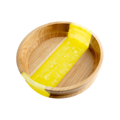 Centrotavola di frutta, in legno di quercia