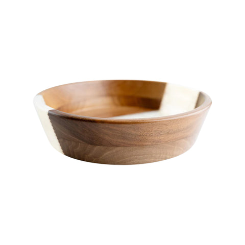 Centrotavola di frutta, in legno di noce