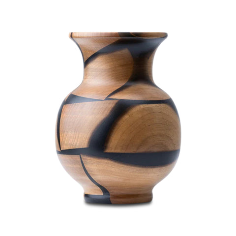 Funky Riciclo, Vaso per fiori, Legno di noce