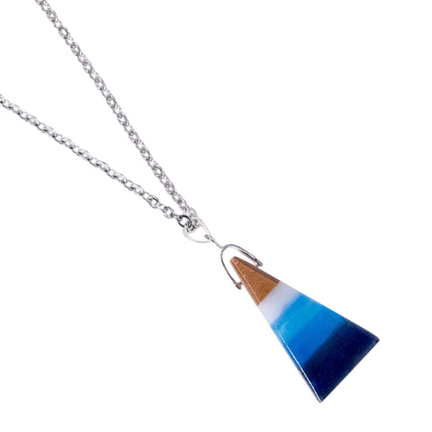 Collana Triangolo Mare Up, Legno di Noce