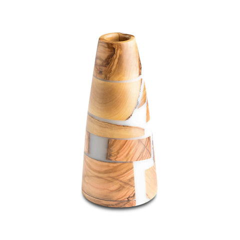 Vaso per fiori Noice Riciclo, legno d'ulivo