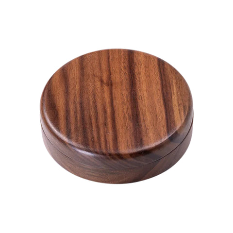 Portagioie rotondo, legno di noce
