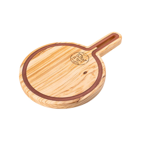 Tagliere rotondo Talen, legno d'ulivo