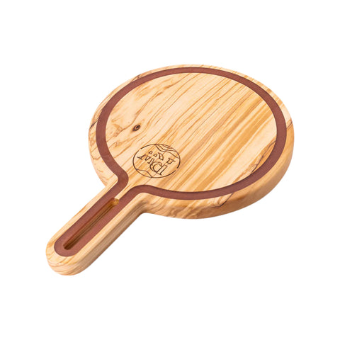 Tagliere rotondo Talen, legno d'ulivo