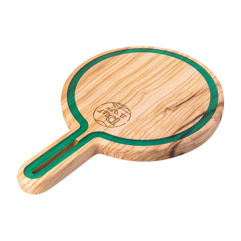 Tagliere rotondo Talen, legno d'ulivo