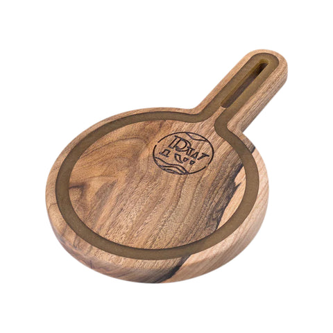 Tagliere rotondo Talen, legno di noce