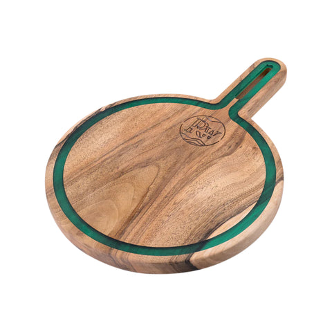 Tagliere rotondo Talen, legno di noce