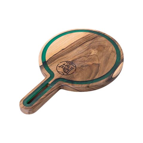 Tagliere rotondo Talen, legno di noce