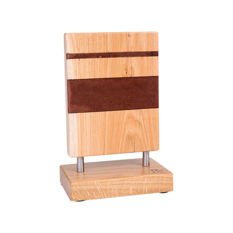 Ceppo portacoltelli magnetico Venus con 6 coltelli, legno di quercia