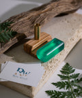 Business card holder with pen holder-ReinWood