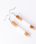 Chiara square cylinder earrings-ReinWood