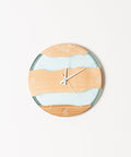 Costa Wall Clock, Ash - Water Resin-ReinWood