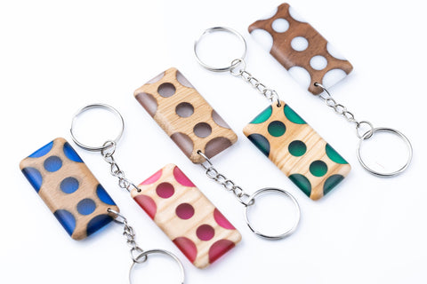 Gruviera Keychain Rectangular 5x2.5x0.7cm-ReinWood