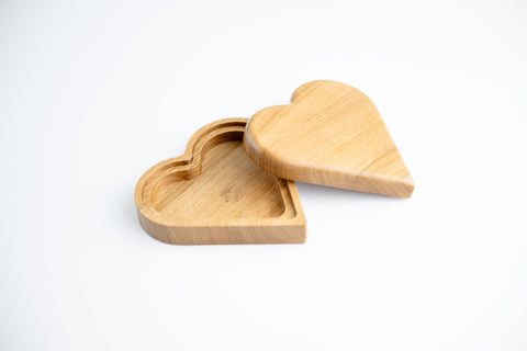 Heart-shaped jewelry box-ReinWood