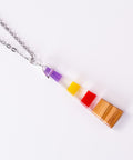 Iris triangle necklace-ReinWood