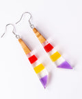 Irregular triangle earrings-ReinWood