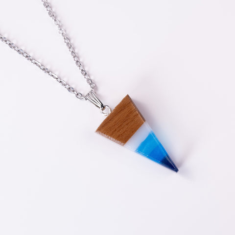 Mare Triangle Necklace Down-ReinWood