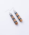 Marta line cylinder earrings-ReinWood