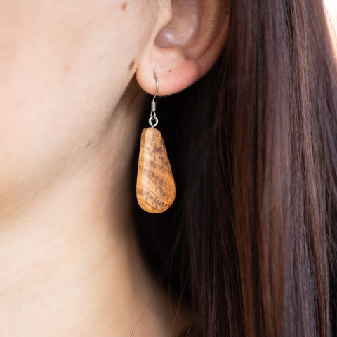 Natur Drop Earrings-ReinWood