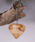 Olive heart key ring-ReinWood