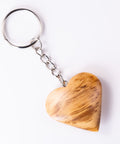 Olive heart key ring-ReinWood