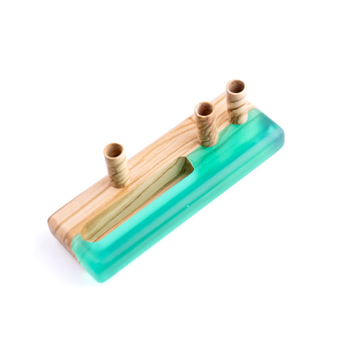 Phone holder with 2 pen holders-ReinWood