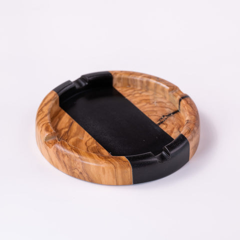 Round ashtray-ReinWood