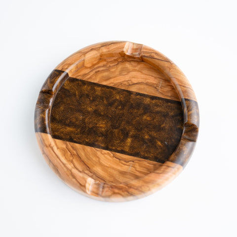 Round ashtray-ReinWood