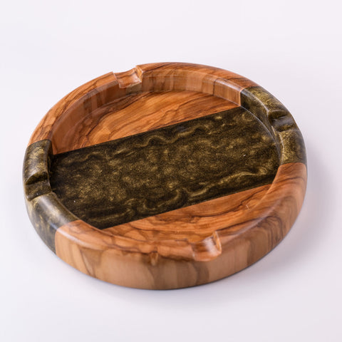 Round ashtray-ReinWood