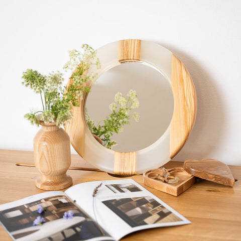 Round mirror diameter 37 cm-ReinWood