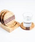 Round saucers set of 4 pieces-ReinWood