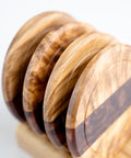 Round saucers set of 4 pieces-ReinWood