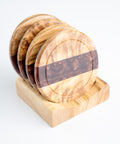 Round saucers set of 4 pieces-ReinWood