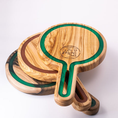 Talen Round Cutting Board - Olive Wood-ReinWood