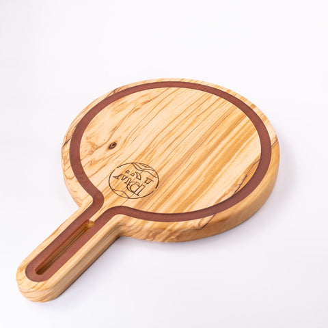 Talen Round Cutting Board - Olive Wood-ReinWood