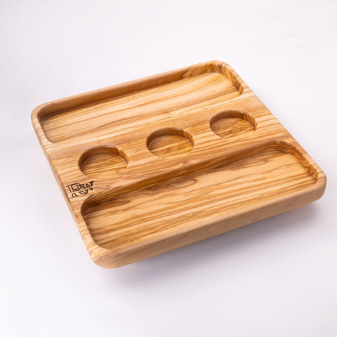 Talen tray with sauce containers-ReinWood