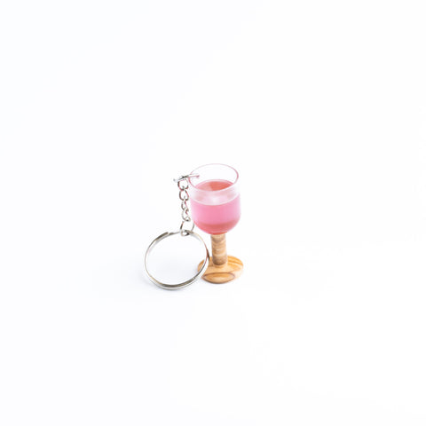 Wine glass Keychain-ReinWood